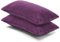 CelinaTex 2er Set Kissenbezug 40x80 cm Doppelpack Coral Fleece Kissenhülle, Kopfkissenbezug Kissen Überzug Comfortable lila 5001333