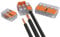 Wago - Set di 30 terminali di collegamento 15 x 2, 10 x 3, 5 x 5 fili con leva 0,2-4 mm², design piccolo, trasparente