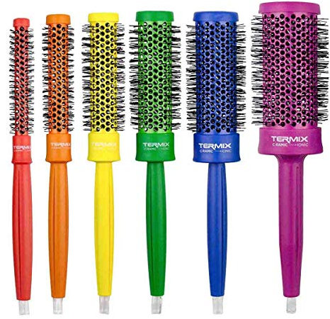 Termix Neceser Profesional Pride – 6 Cepillos Redondos de Diferentes Diámetros con Tecnología Cerámica e Iónica, Secado Rápido y Brillo Máximo, Edición Limitada Orgullo