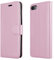 iCatchy For iPhone SE 2022 Case SE 2020 Case, iPhone 8 Case iPhone 7 Case Leather Wallet Book Flip Folio Stand View Case Compatible with iPhone se 2022/2020 Phone Case Cover (Rose Gold)