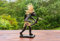 G6 Collection Handgefertigte Holzstatue, Primitive Tribal Funny Statue Skulptur Tiki Bar Handcrafted Einzigartiges Geschenk Kunst Dekorative Home Decor Akent Figur Dekoration Bogenschießen Hand