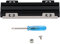 Fdit M.2 2280 SSD Heatsink, Aluminum Alloy Double Sided M2 SSD Cooling Vest with Thermal Silicone Pad for M.2 NVME/NGFF 2280mm SSD (black)