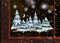 wolga-kreativ Fenster Fensterbilder Glasdekorfolie Motiv Fensterfolie Fenstertattoo Winter Weihnachten Wald Schneeflocke Aufkleber Fenster Küche wiederverwendbar