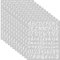 12 Sheets 912 Pieces Self Adhesive Vinyl Letter Number Stickers Kit, Mailbox Numbers Sticker for Mailbox, Alphabet Number Stickers, Decals for Sign, Kitchen,Door, Business, Addres(White)