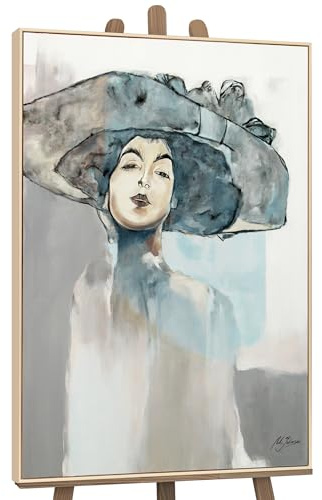 YS-Art XXL Abstrakt Acrylbild Bridget handgemalte Renaissance Retro