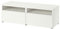 IKEA BESTÅ TV-Bank mit Schubladen, 120 x 42 x 39 cm, Weiß/Lappviken Weiß