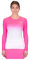BIDI BADU Damen Crew Gradiant Longsleeve - pink, White, Größe:XS