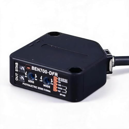 Lichtschranke Diffus Reflexion 70cm 20ms - Hochpräzise Erkennung 24-240V AC/DC für industrielle Automatisierung