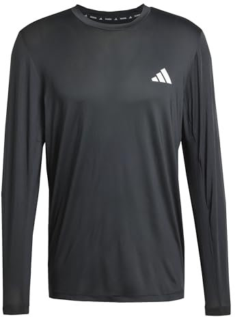 adidas Men's Train Essentials Stretch Long Sleeve T-Shirt, Black, 3XL