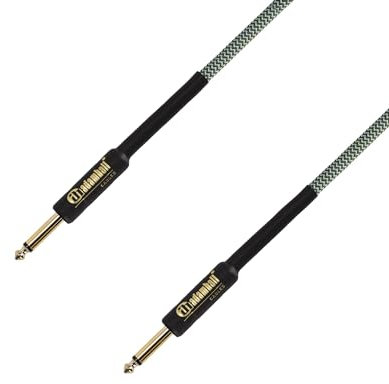 Adam Hall Cables 4 STAR IPP 0600 GRN Cable de instrumento | Cubierta de nylon Adam Hall Jack TS | 6 m