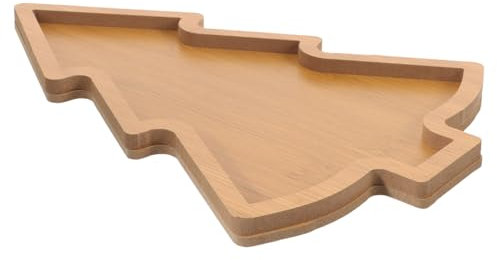 Cabilock Tabla De Madera Con Forma De Árbol De Navidad Plato Para Compartir Plato Para Condimentos Plato Para Servir Sushi