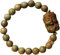 Perlenarmbänder, grünes Tara Holz Perlenarmband 8 mm grüner Sandelholz -Stretcharmband Bodhisattva Amulett Armband Unisex