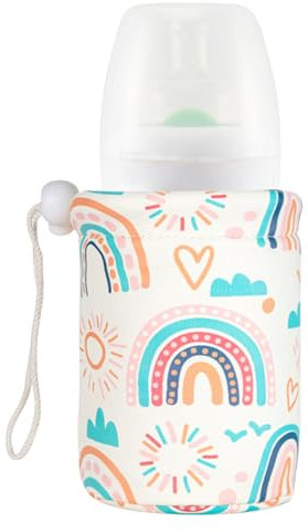 Baby Bottle Insulated, Thermal Insulation Cover, Breastmilk Milk Bottle Warmer, Sturdy Neoprene Feedings Sleeve, Portable Feeding Accessory, for Travel, Outdoors, Nursery, Home