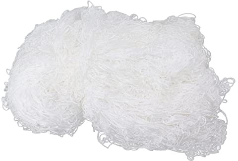 Filet de Treillage pour Plantes grimpantes, Filet de Jardin en Polyester Durable et réutilisable pour Plantes grimpantes, légumes et Fleurs, Blanc, 1,5 x 105 m, 1,2 l
