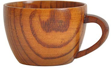 Angelkiss Clan 210ML Holz Kaffeebecher,Holz Trinkbecher,aus Holz Kaffeetasse