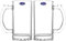 Amlong Crystal Lead Free Beer Mug - 16 oz, Set of 2