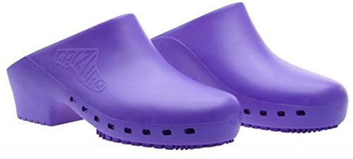 CALZURO Classic Senza Fori, Zoccoli Sanitari Donna Uomo in Gomma, Professionali CE Antistatici Autoclavabili Anatomici, Suola Antiscivolo SR Antibatterica, Pantofole Donna, Scarpe Uomo