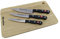 QUTTIN SYBARITE SET 3 CUCHILLOS TABLA