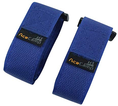 AceCamp® Klettgurt Allzweckriemen 30 cm – 2er Pack – blau