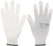 Arbeitshandschuhe - 60 Paar Rutschfeste Montagehandschuhe Nahtlos, Reparaturen, Automobilindustrie, Feinarbeiten, Werkstatt Weiß, Schwarz, Grau, Gr. 8 (60 Paar) weiß