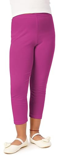Merry Style Leggings 3/4 Bambina e Ragazza MS10-131 (Fucsia-2, 116 cm)