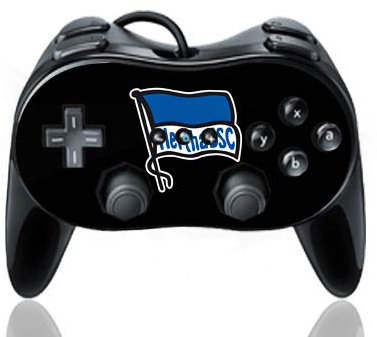 DeinDesign Skin kompatibel mit Nintendo Wii Classic Controller Pro Folie Sticker Offizielles Lizenzprodukt Bundesliga Fußball