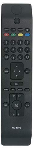 VINABTY RC3902 sub RC3900 Télécommande de Remplacement Compatible avec Hitachi TV