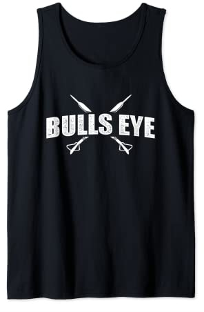Bulls Eye - Cooles Dartspieler Motiv Darts Dartpfeile Tank Top