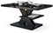 Viosimc Couchtisch Hochglanz Schwarz, Moderner Wohnzimmertisch Beistelltisch mit 1 Ablage. Sofatisch Kaffeetisch Schwarz mit Hochglanz-Tischplatte, Modern Schwarzer Mitteltisch 90x60x45cm