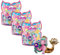 GALUPY Mermaid 3er Pack - Einhorn Spielzeug mit Meerjungfrauenflosse, 3X Einhorn Figuren mit Swarovski Kristall, 18 Verschiedene Einhorn Figuren zum Sammeln