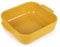 PEUGEOT - Plat Four En Céramique Carré - 21 cm (anses comprises) x 17,5 cm x 6 cm - Contenance : 1,1 L - Garanti 10 Ans - Fabrication Française - Coloris Jaune Safran