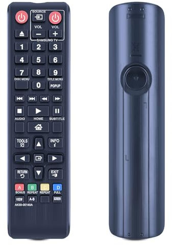 AK59-00149A Remote Control Suitable for Samsung for Blu-ray DVD Disc Player, Compatible With BD-E5200 BD-E5300 BD-E5500 BD-F5500 BD-H5500 BD-H5900 BD-J4500 BD-J5500 BD-J5700 BD-J5900