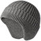 VIAUMBR Wintermütze Herren haube strickmütze Kopfbedeckung Mütze Damen Winter Unisex warme Dicke Skimütze 19 Hellgrau