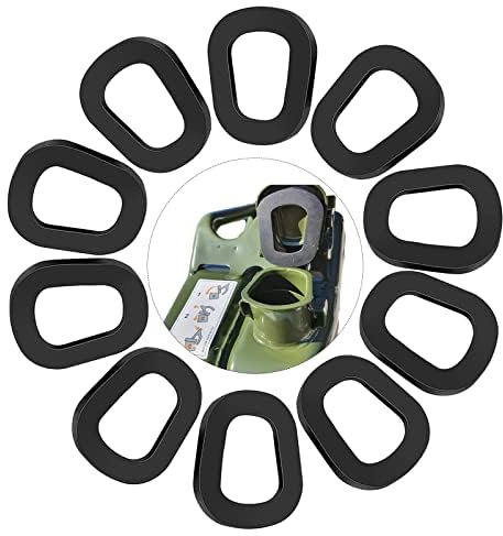 Cimown 10 Stück Dichtungen Benzinkanister - Schwarze Kanisterdichtungen - Kanisterdichtungen - Dichtungen Kraftstoffkanister,für Benzinkanister Kraftstoffkanister 5, 10, 20 L