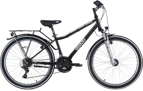 Yazoo Devil 2.4 24 Zoll Jugendrad 21-Gang Kettenschaltung StVZO schwarz