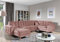 Froschkönig24 Asgard Wohnlandschaft 320 x 202 cm Rosa (Samt)