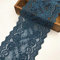 3 Yards 15 cm Breite Vintage Spitzenband, Spitzenbordüre Spitzenborte Zierband Dekoband Spitzenstoff Spitzenbesatz HäKelband Lace Textilborte WäSchespitze Spitzen zum Nähen, DIY(Grünliches Blau)