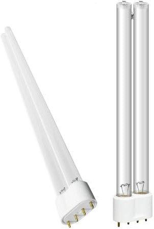 VIALIA UVC PL-Ersatzlampe für UVC-Gerät Leuchtmittel Größe 18 Watt