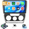 【2+64G】 Android13 Autoradio mit Navi für VW Skoda Octavia 2007-2013 mit Carplay Android Auto,10.1 Zoll Touchscreen Autoradio mit GPS WiFi FM/RDS Bluetooth Mirror Link+AHD Rückfahrkamera&Mic