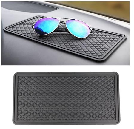 JNNJ Auto Armaturenbrett Antirutschmatten, Waschbares Auto Armaturenbrett Ablagefach, Auto Armaturenbrett Netz Anti-Rutsch-Matte, Für Handy Autoschlüssel Sonnenbrille