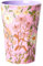 Becher Groß Daisy Dearest Rosa Trinkbecher Melamin Geschirr Trinkbecher Blumen Motiv Spülmaschinenfest Picknick Camping Pink BPA-Frei Bruchsicher Kinder 400ml
