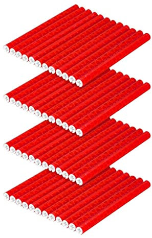 Pineeseatile Bike Spoke Reflectors Fahrradrad Spoke Spoke Warnreflektor -Radfahren Reflexionsstreifen 48pcs Rot, Fahrradrad Speichenreflektor