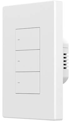 Smilewolf Switch M5 Matter 120 tipo SwitchMan Smart Wall Switch supporta il telecomando eWeLink, funziona con Apple Home, Alexa, Google Home (Z-M5-120-3CW)