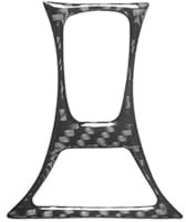 Autoinnenraum Zubehör Für Ford Für Fiesta 2011 2012 2013 2014 2015 Tacho Surround Trim Streifen Carbon Faser Aufkleber Auto Innen Dekorative Auto deko innenraum(Black middle)