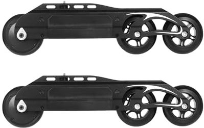 Ferngesteuerte Skate-Räder Elektrisches Skateboard-Rad Rollschuh-Rad für Schlittschuhe auf dem Markt Schwarz 43 * 12CM 2 Stück