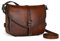 Iswee Umhängetasche aus echtem Leder für Damen, leicht, mittelgroß, mit verstellbarem Riemen, Reisetasche, Handtasche, Kaffee, Medium