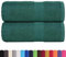 vidaXL Gästetücher 2 STK. Grün 30x50 cm 360 g/m² 100% Baumwolle, Gästehandtuch, Badetuch, Badetuch-Set, Handtuch, Gesichtstuch, Handwaschlappen
