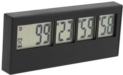 Operitacx Tage Countdown Timer Elektronisch Digital Mit Klarem Display Und Einfachem Handling Für Langzeitprojekte Ruhestands Ereignis-Erinnerung Für Büro Labor Und Haushalt