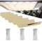 Einziehbare Welle Sonnensegel,Wellenmarkise Verstellbar Schutz vor UV-Strahlungen,Sonnenschutz,Wasserdicht,Garten,3x4M,Beige