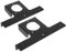 Toddmomy 2 Stück Pergola-Halterung pergola Halterung Balkenhalterung für Pergola Dach Riser Beam Bracket Kit Strahlhalterhardware Terrassstrahlträger Dachstrahlträger Eisen Black